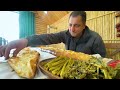 Huge Turkish Pizza with Meat! I Want To Eat Right From The Oven