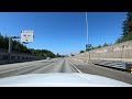 4K Driving from Seattle to Everett, Washington