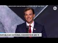2024 RNC speaker imitates Donald Trump's dance moves during speech in front of former president