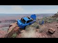 Cars vs Cliff Crashes #1 BeamNG Drive | SlamDunk CRASH