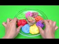 Mixing Colorful Lollipop to Mixing SLIME in Rainbow ICE Cream Shape Coloring! Satisfying ASMR Videos
