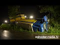 🚒  B27: LKW UMGESTÜRZT - EINSATZ für die FEUERWEHR  🚒 | ⛔️  Rettungsdienst versorgt Fahrer  ⛔️