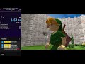 OOT Any% Run on Keyboard - 0h6m29s - 17 August 2023 - Muted Audio =(