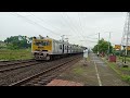 Malgari Goods Train & Local Train Furiously Honking Moving Out Railway station