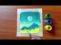 Super easy poster colour painting trick 😱/easy poster colour painting 🎨 for beginners/step by step