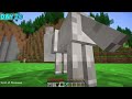 I Survived 100 DAYS as a ROBO WOLF in Minecraft!