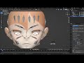 BLENDER 3.2.2 Mona Genshin Rigify rigging (Bone placement)