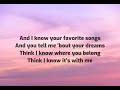 You Belong With Me - Taylor Swift (Lyrics)