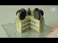 Green Tea Oreo Cake Recipe | Matcha Cake, Buttercream Cake