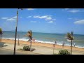 Beautiful view of Bay of Bengal at Puducherry from balcony of Escape In Restaurant