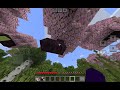 surviving 3 days in Minecraft in the cherry biome [ part 1 ]