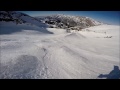 Snowbird Utah skiing to Double Trouble Feb 18 2015