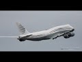 Qatar Amiri Boeing 747-8 BBJ Takeoff at Fort Lauderdale | A7-HBJ | Plane Spotting