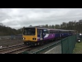 Trains at Greetland Junction Thursday 6th April 2017