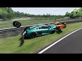 NURBURGRING Realistic Crashes Compilation #1 | BeamNG Drive!