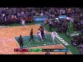 Jayson Tatum dunks on lebron then hits a three