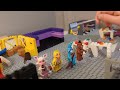 Lego FNAF - Security guard destroying animatronics -  five nights at Freddy's