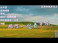 《走天涯》《西海情歌》《卓玛》《鸿雁》《陪你一起看草原》好听