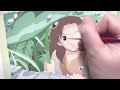 🌿 Studio Ghibli The Secret World of Arrietty relaxing painting process