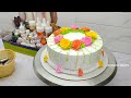 Cake New Tricks || Cake Decorating Ideas || Floral Decoration || Jasmins Bakes || Malayalam