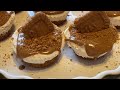 No - Bake Mini Biscoff Cheese cakes ( No gelatin, No Eggs, No Oven ) 노 베이크 미니 비스코프 치즈케이크