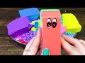 Mixing makeup clay and more into GLOSSY slime!!!Relaxing Satisfying Slime Video #68