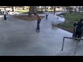 crook grind the 5 handrail