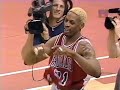 Scottie Pippen's late-game heroics help Chicago shoot down the Bullets. 1997 NBA Playoffs (Bulls TV)