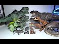 GIGA VS T-REX! Jurassic World Dominion Tyrannosaurus Rex vs Giganotosaurus Dinosaur Collections