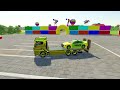 ALL TRUCK OF COLORS: TRANSPORTING POLICE CARS, AMBULANCE, FIRE TRUCKS | Farming Simulator 2022 #19
