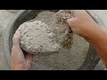 ASMR || Crunchy Stoney gritty sand cement dry crumbling 🤤 #satisfyingvideo #oddlysatisfying