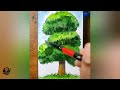 How To Draw A Tree With Watercolor For Beginners