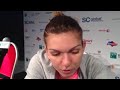 Halep after final 2