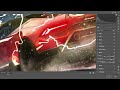 Making a Sports Car Drive Through LIGHTNING in Photoshop