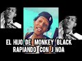 EL HIJO DE MONKEY BLACK Y JNOA RAPIANDO DURO🇩🇴🇩🇴😱🛑@topslosmusicant