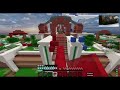 Carrying noobs in Minecraft bedwars ( this was hilarious )