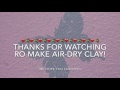 D.I.Y. Air-Dry Clay | How to Make Clay Without GLUE! {AMAZING TWO INGREDIENT RECIPE!}
