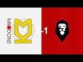 Mk dons vs Salford 3-1 to the dons