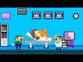 Super Mario Bros. but Mario and 999 Tiny Mario rescue Tiny Peach | Game Animation