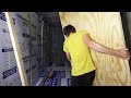 Framing and insulating my USED Shipping Container conversion