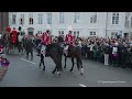 King Frederik & Queen Mary in Horse Carriage on Kongens Nytorv in Copenhagen - New King of Denmark!