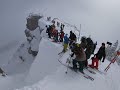How to drop into Corbet's Couloir when hard packed