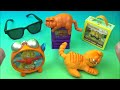 2004 GARFIELD THE MOVIE set of 5 WENDYS COLLECTIBLES VIDEO REVIEW