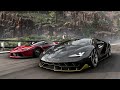 Lamborghini Centenario & LaFerrari CONVOY | Forza Horizon 5 | Steering Wheel Gameplay