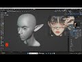 Blender 3D Character Sculpting ELF P1