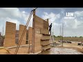 The Making of Rammed Earth Walls #rammedearth