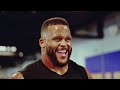 Dwayne ’The Rock’ Johnson’s Workout With Superbowl Champ Aaron Donald | Ram’s Training Facility