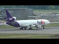 FedEx N624FE MD-11 Landing Portland Airport (PDX)
