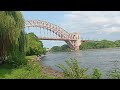 Amtrak Trains over the Hell Gate Bridge