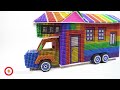 Bricolaje   Cómo construir un camión de la casa con bolas magnéticas imán ASMR